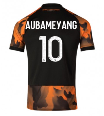 Olympique de Marseille Aubameyang #10 Tercera Equipación 2023-24 Manga Corta